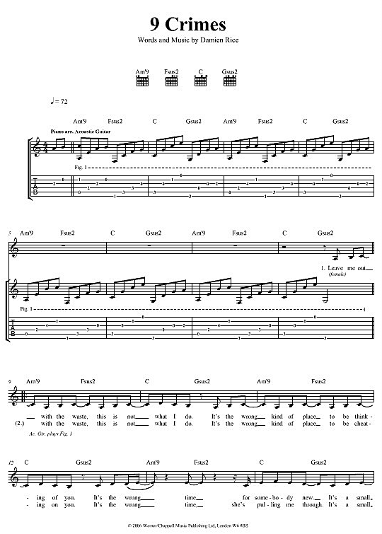 9 crimes damien rice девушка. Nine crimes ноты. Nine crimes ноты. 9 crimes damien rice девушка. Damien rice 9 crimes sheets chords.