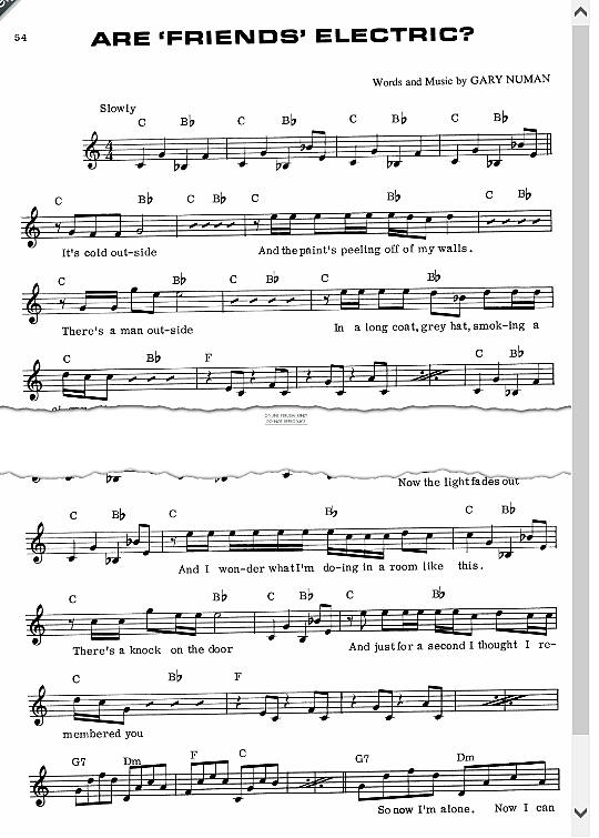 Conseil Accessoires Compresse are friends electric piano sheet music