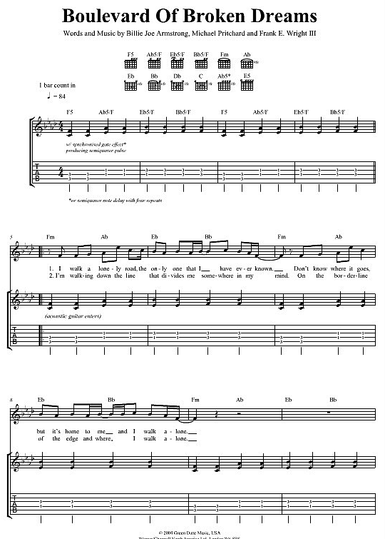 Green day boulevard of broken dreams ноты. Boulevard of broken dreams табы. Boulevard of broken dreams слушать. Boulevard of broken dreams слушать. Boulevard of broken ноты.