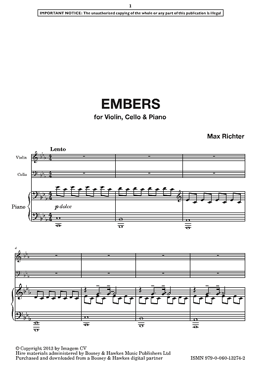 embers trio klavier & 2 st. max richter