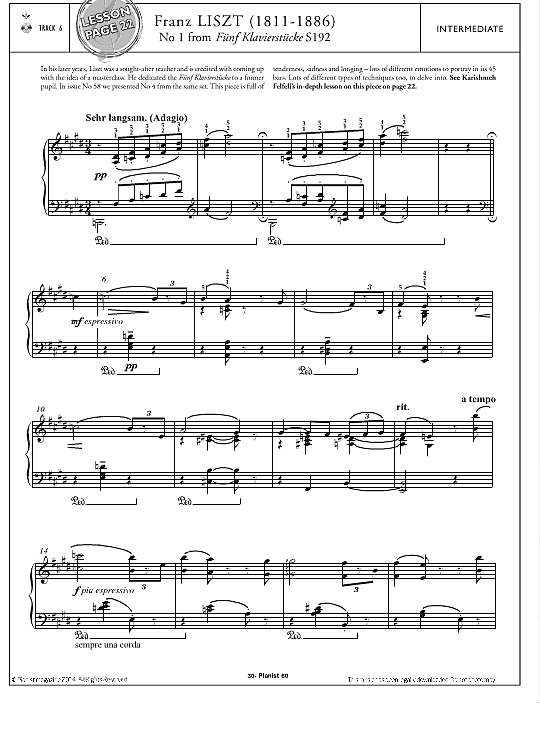 five klavierstuecke s192 no.1 klavier solo franz liszt