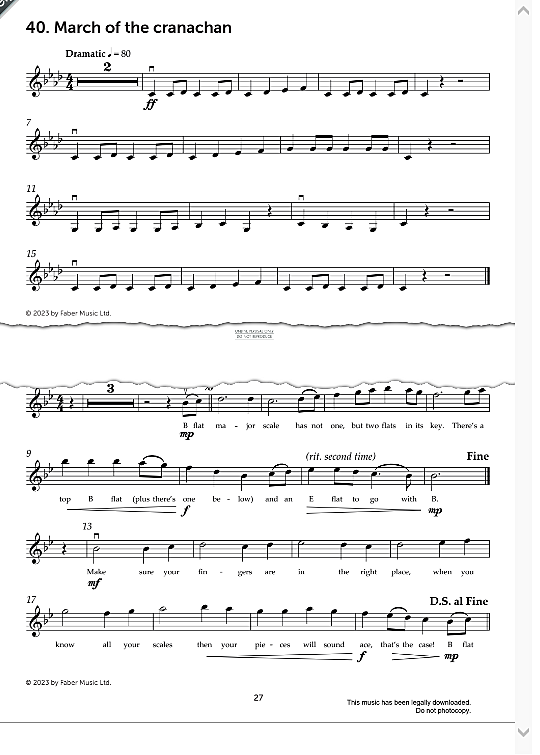 march of the cranachan klavier & melodieinstr. mark wilson