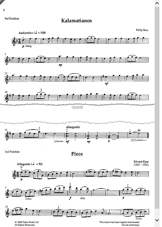 piece klavier & melodieinstr. edward elgar