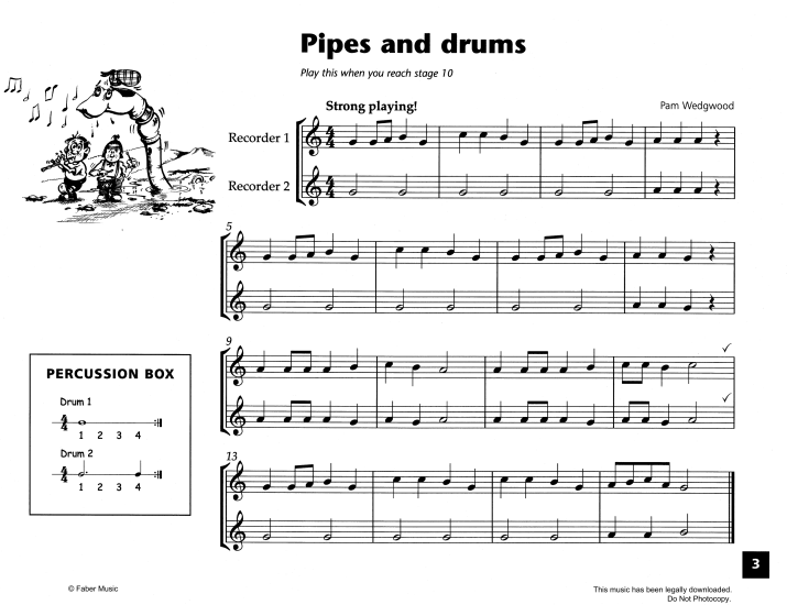 Pipes and Drums Duett 2 St. PDF Noten von Pam Wedgwood in fbd1474