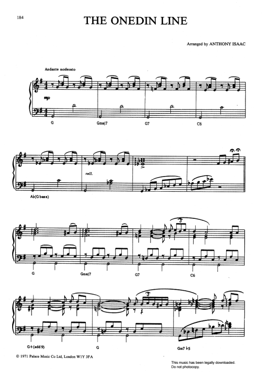 the onedin line klavier solo aram khachaturian