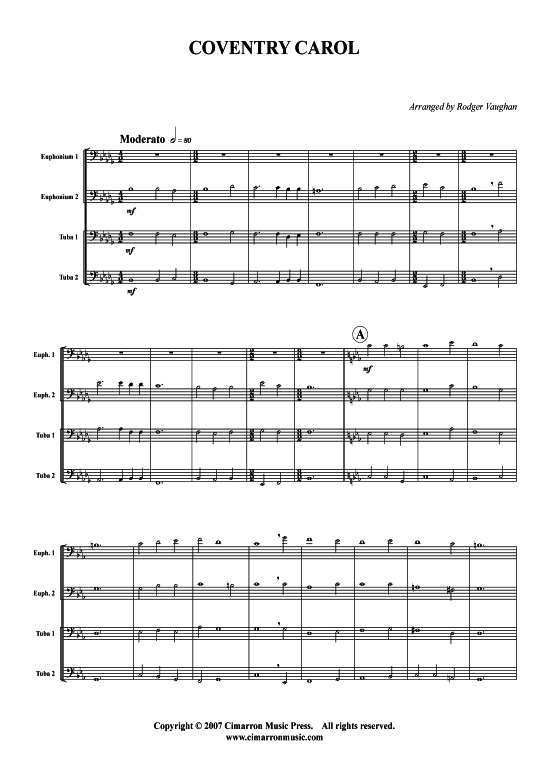 13 Weihnachtlieder (Tuba Quartett 2x Bariton 2xTuba) (Quartett (Tuba)) von Weihnachten