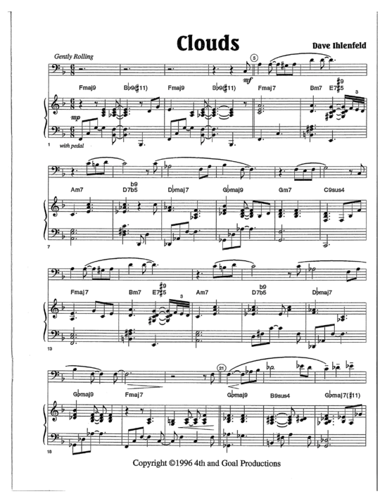 Clouds (Euphonium + Klavier) (Klavier  Euphonium) von David Ihlenfeld