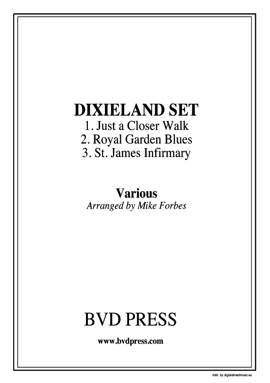 Dixieland Set (Tuba Quartett 2x Bariton 2xTuba) (Quartett (Tuba)) von Traditional (arr. Forbes)
