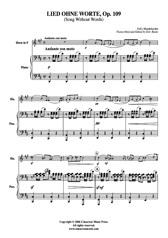 Elegy for an Angel - 2 S auml tze (Tuba + Klavier) (Klavier  Tuba) von Barbara York