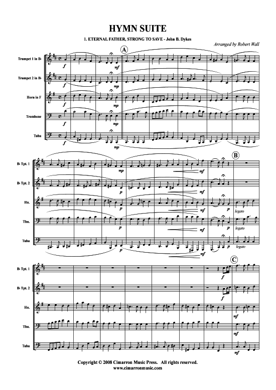 Hymn Suite 150 3 S auml tze (Blechbl auml serquintett) (Quintett (Blech Brass)) von Verschiedene Verfasser