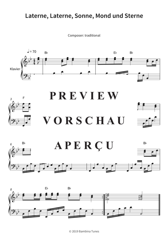 Laterne, Laterne, Sonne, Mond und Sterne