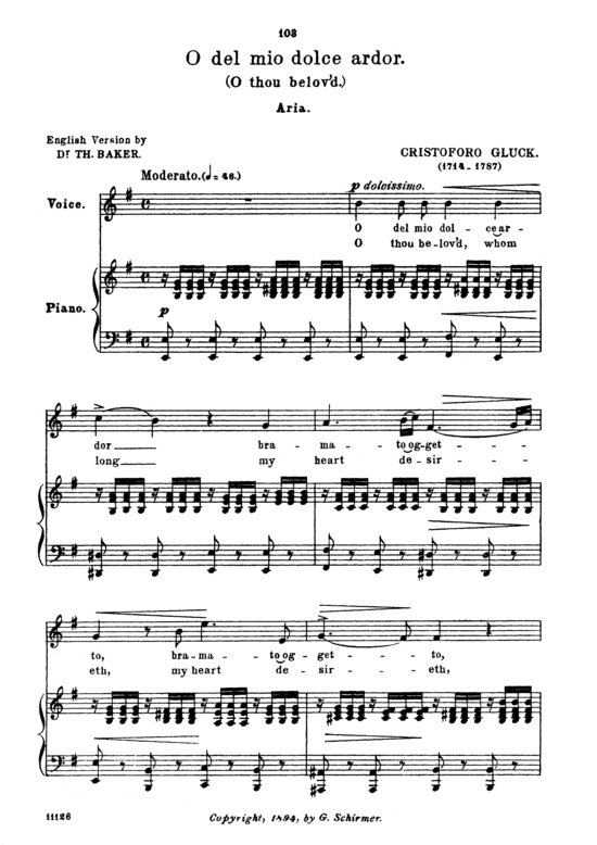 O del mio dolce. Кошачий дуэт ноты. O del mio dolce ardor ноты. O del mio dolce. O del mio dolce.