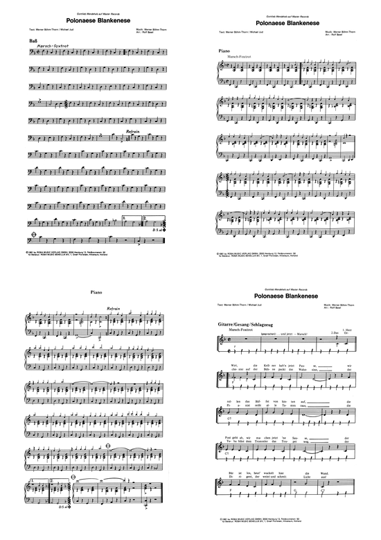 Polon se Blankenese (Combo-Band) (Combo Band) von Gottlieb Wendehals