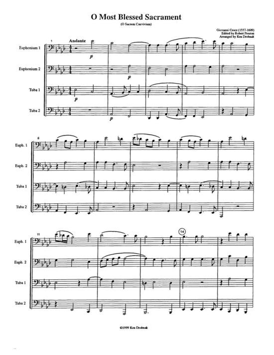 Renaissance Choral Music Volume 2 (Tuba Quartett EETT) (Quartett (Tuba)) von Traditional