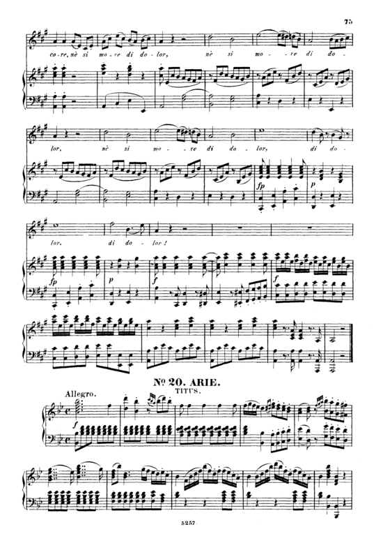 Se all impero amici dei (Klavier + Tenor Solo) (Klavier  Tenor) von W. A. Mozart (K.621)
