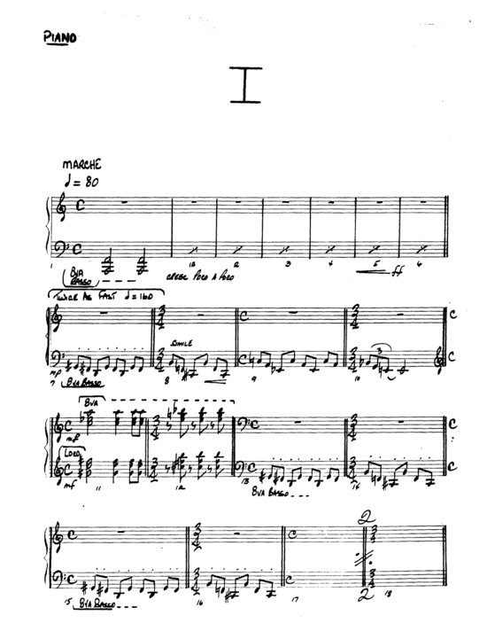 Trio Number 1 (Horn in F Tuba + Klavier) (Trio (Klavier  2 St.)) von Richard Nash