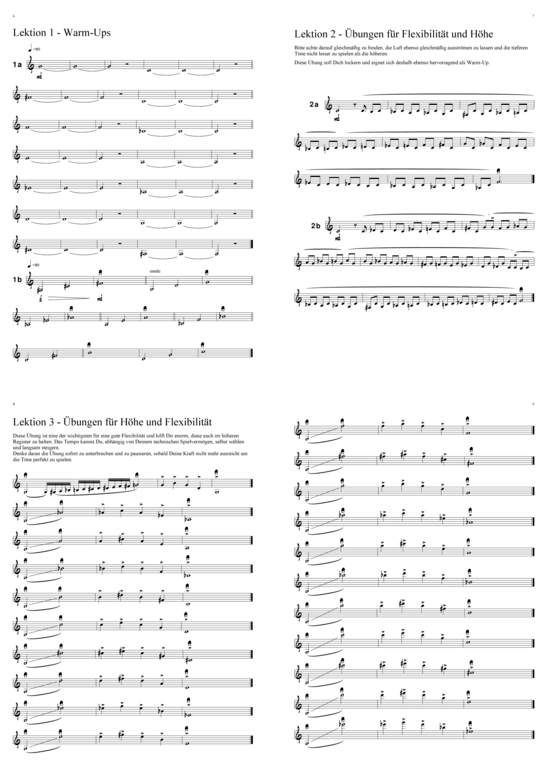  bungen f r Kraft H he Ausdauer Flexibilit t und Ton (Trompete) (Trompete) von Ralf Willing