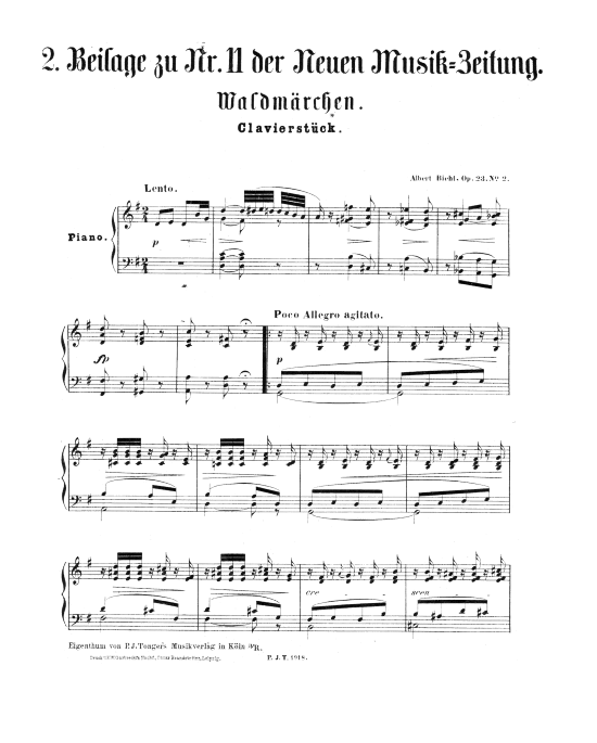Waldm rchen (Klavier Solo) (Klavier Solo) von Albert Biehl