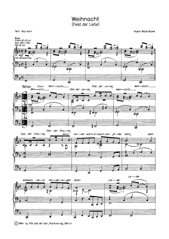 Weihnacht (Orgel Solo) (Orgel Solo) von Fest der Liebe
