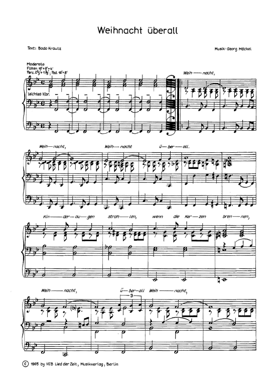 Weihnacht berall (Orgel Solo) (Orgel Solo) von Weihnachtslied