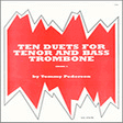 ten duets for tenor and bass trombone brass ensemble pederson