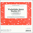 yuletide jazz suite 1 full score woodwind ensemble lennie niehaus