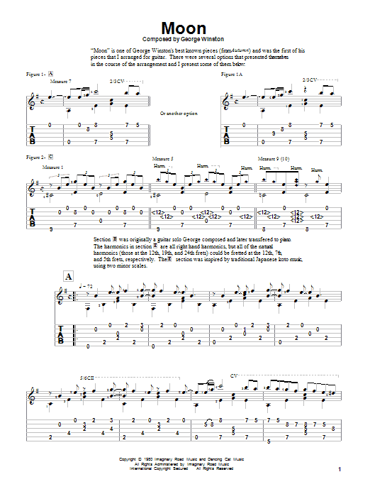 Moon (Solo Guitar) von George Winston