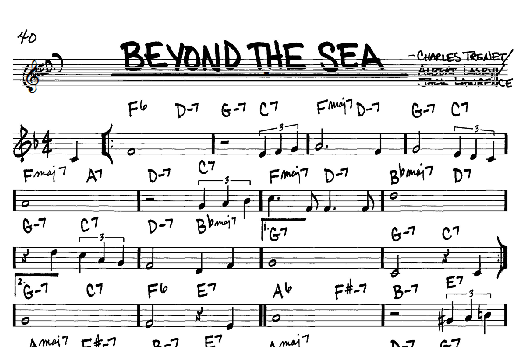 Beyond The Sea (Real Book  Melody & Chords  C Instruments) von Bobby Darin