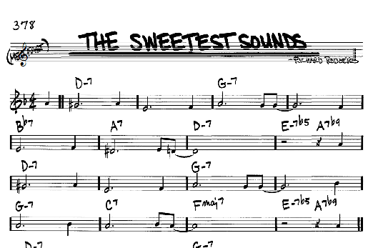 The Sweetest Sounds (Real Book  Melody & Chords  C Instruments) von Richard Rodgers