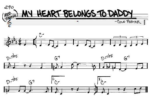 My Heart Belongs To Daddy (Real Book  Melody & Chords  C Instruments) von Cole Porter