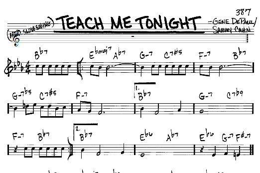 Teach Me Tonight (Real Book  Melody & Chords  C Instruments) von Sammy Cahn