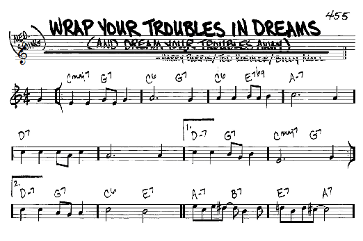 Wrap Your Troubles In Dreams (And Dream Your Troubles Away) (Real Book  Melody & Chords  C Instruments) von Ted Koehler
