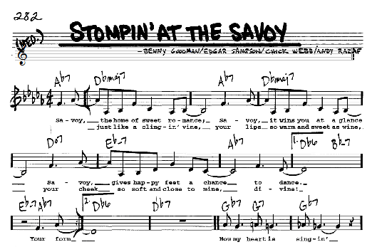 Stompin' At The Savoy (Real Book  Melody, Lyrics & Chords) von Benny Goodman
