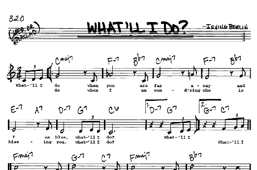 What'll I Do (Real Book  Melody, Lyrics & Chords) von Irving Berlin