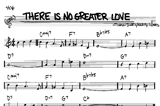 There Is No Greater Love (Real Book  Melody & Chords  Bb Instruments) von Isham Jones