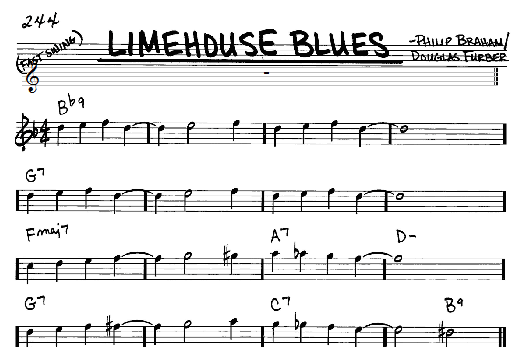 Limehouse Blues (Real Book  Melody & Chords  Eb Instruments) von Douglas Furber