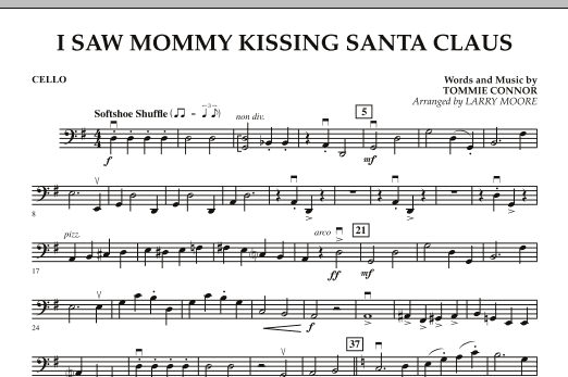 I Saw Mommy Kissing Santa Claus - Cello (Orchestra) von Larry Moore