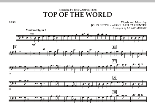 Top of the World - Bass (Orchestra) von Larry Moore