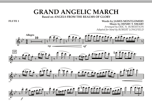 Grand Angelic March - Flute 1 (Concert Band) von Robert Longfield