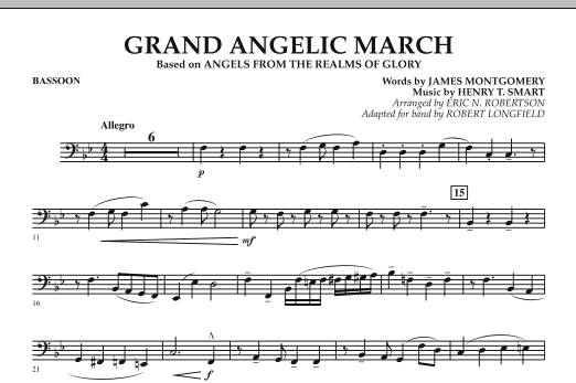 Grand Angelic March - Bassoon (Concert Band) von Robert Longfield