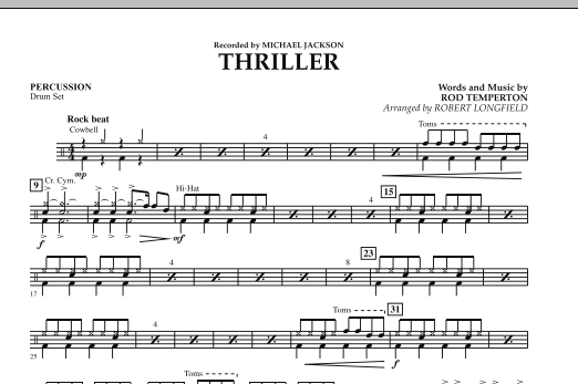 Thriller - Percussion (Orchestra) von Robert Longfield
