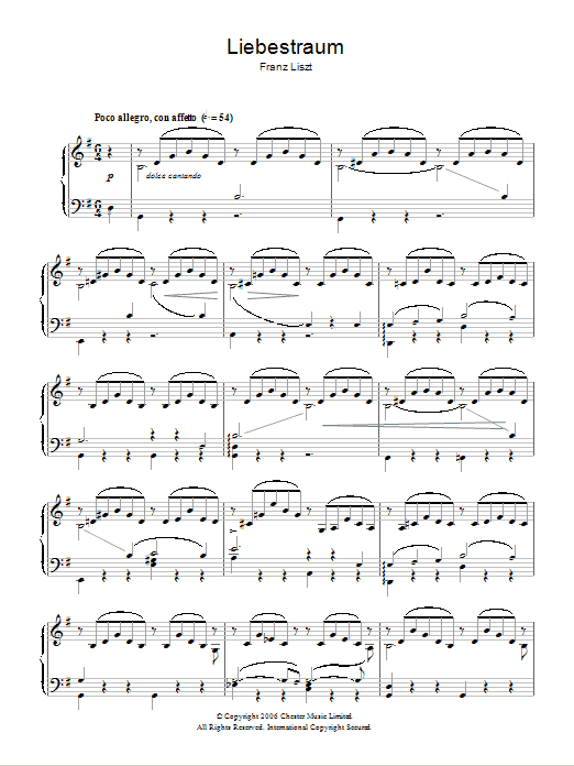 Liebestraume: Notturno No.3 In A Flat: O Lieb, So Lang Du Lieben... (Piano Solo) von Franz Liszt