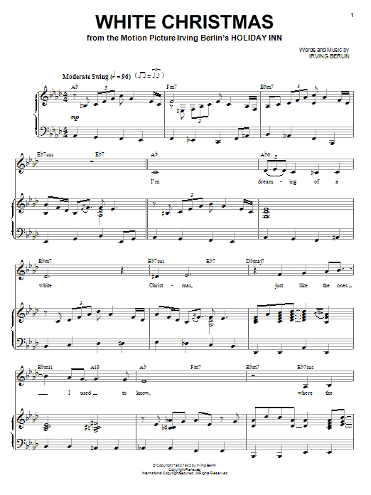 White Christmas (Piano & Vocal) von Ella Fitzgerald