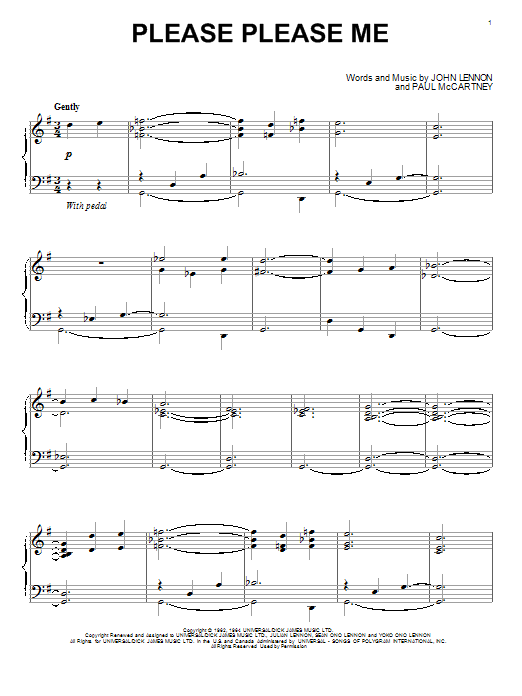 Please Please Me (Piano Solo) von David Lanz
