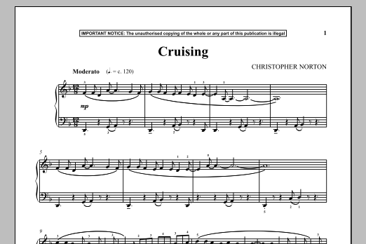 Cruising (Piano Solo) von Christopher Norton