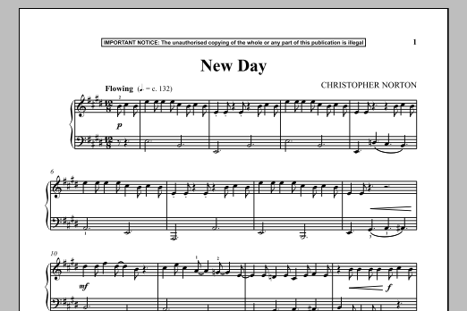 New Day (Piano Solo) von Christopher Norton