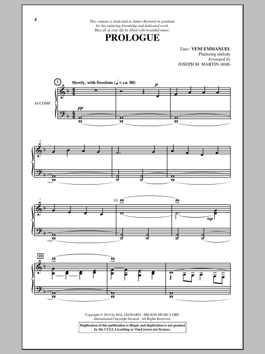 O Come, O Come, Emmanuel (SAB Choir) von Joseph M. Martin