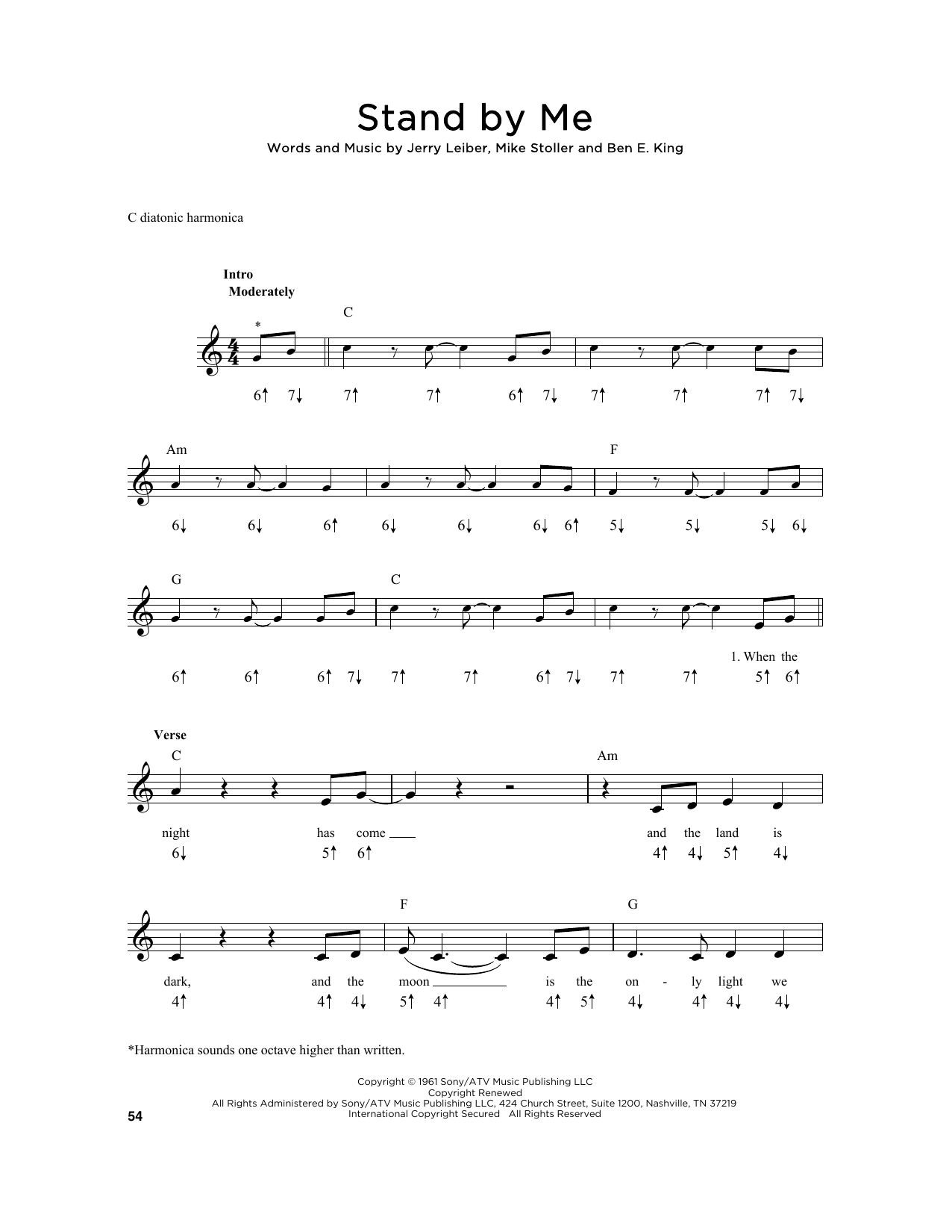 Stand By Me (Harmonica) von Ben E. King