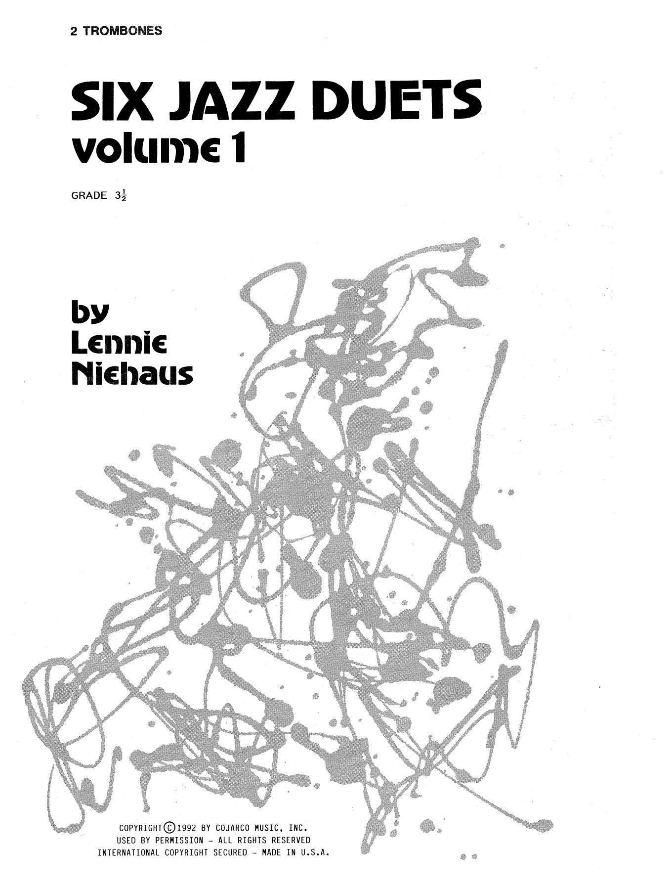 Six Jazz Duets, Volume 1 (Brass Ensemble) von Lennie Niehaus