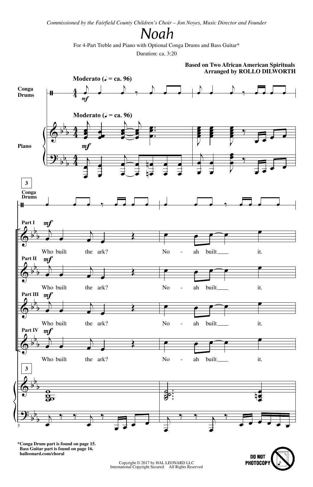 Noah (4-Part Choir) von Rollo Dilworth